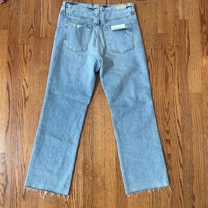 Women’s AG Jeans. Size 29. Style is Kinsley high-rise pop crop. New with tags.
